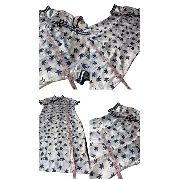 Elegant Chinese Qipao Cheongsam Silk Dress Size 8 - Picture 11 of 12